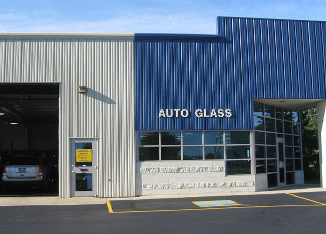 A photo of the glass work at Jackson Glass Works